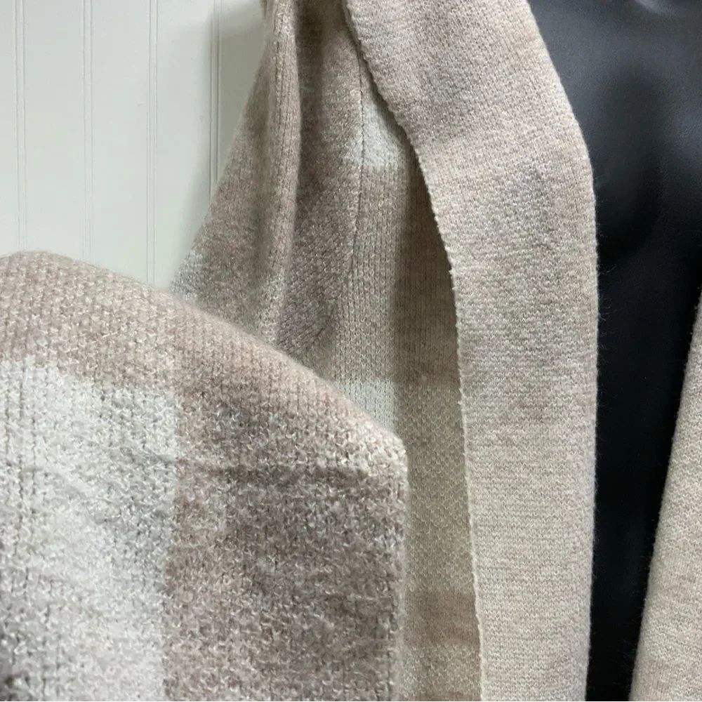 89th + MADISON plaid open cardigan sweater - Picture 2 of 5